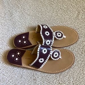 Jack Rogers Leather Thong Sandal